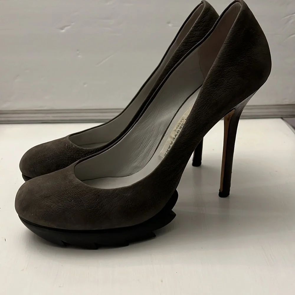 Camilla Skovgaard London Leather Spike High Heel Size 41
